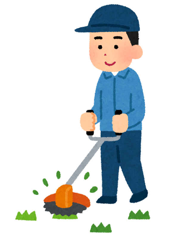 草刈りや剪定などお庭のお仕事の画像